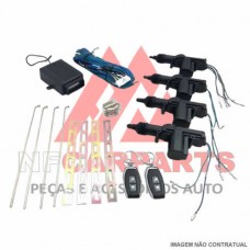 KIT FECHO CENTRAL UNI. 2 BOTÕES + PISTOLAS
